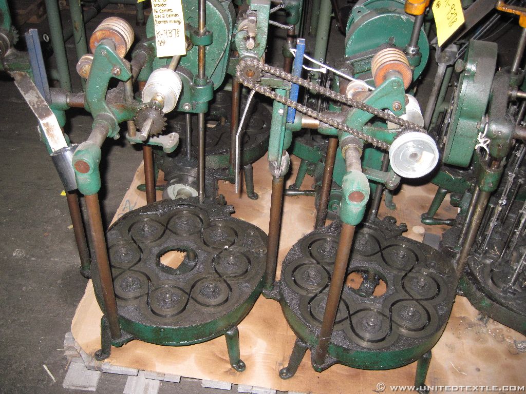 Braiders K-9378 - Item # 14327 - United Textile Machinery Corp.